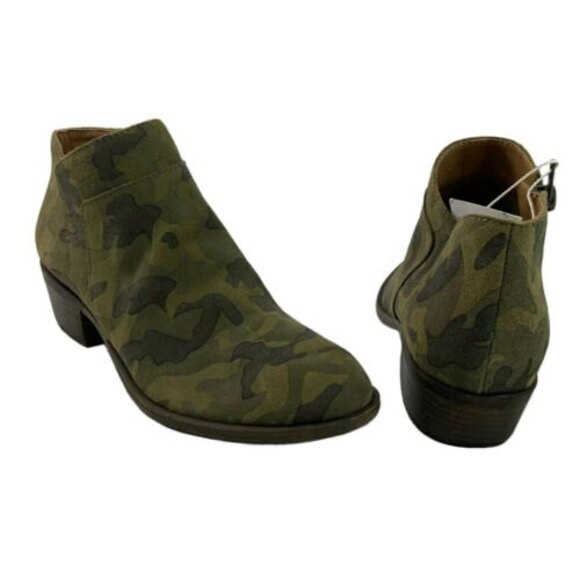 Lucky Brand Waterproof Brintly2 Bootie Suede Camouflage Ankle 7 - Picture 3 of 14